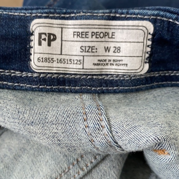 Free People High Waist Pull On Skinny Jeans - Picture 9 of 10